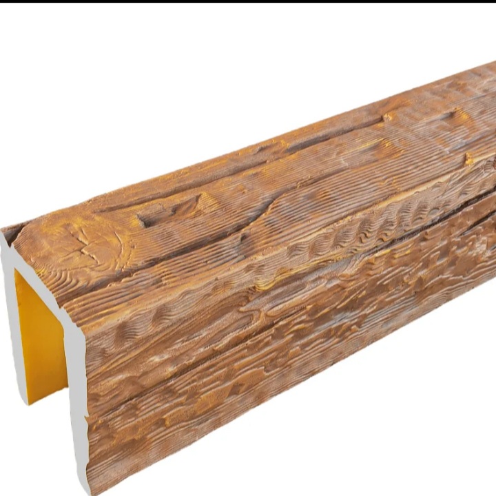 Viga decorativa de imitación de madera
